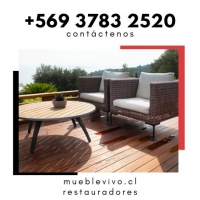 Restauración de Muebles de Exterior Barrio Vital Apoquindo Sur
